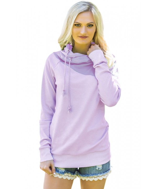 Purple Duotone Chic Hooded Sweatshirt